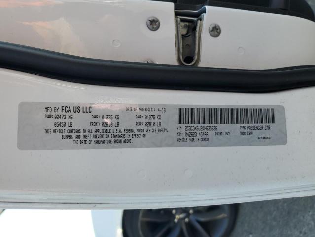 2019 DODGE CHARGER SC 2C3CDXGJ2KH635636