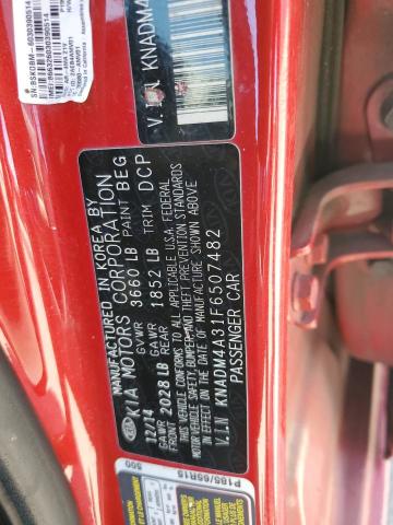 2015 KIA RIO LX KNADM4A31F6507482