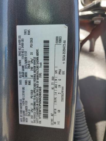 2022 FORD F150 SUPER 1FTEW1CPXNKD80365