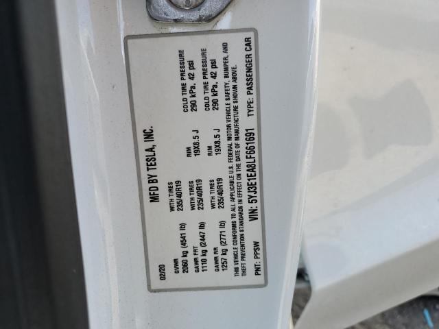 2020 TESLA MODEL 3 5YJ3E1EA8LF661691