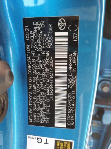 2021 TOYOTA PRIUS SPECIAL EDITION JTDKAMFU1M3143809