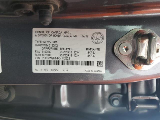 2019 HONDA CR-V TOURI 2HKRW2H94KH142622