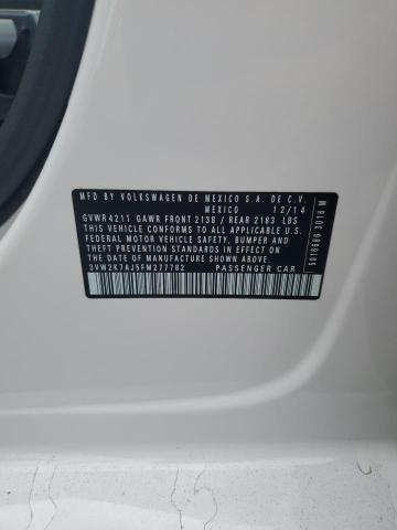 2015 VOLKSWAGEN JETTA BASE 3VW2K7AJ5FM277782