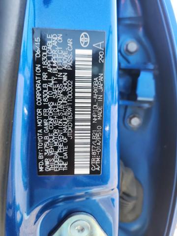 2015 TOYOTA PRIUS C JTDKDTB39F1100302