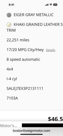2023 LAND ROVER DEFENDER 1 SALEJ7EX3P2131XXX