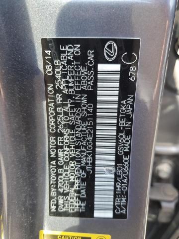 2014 LEXUS ES 350 #3260530121