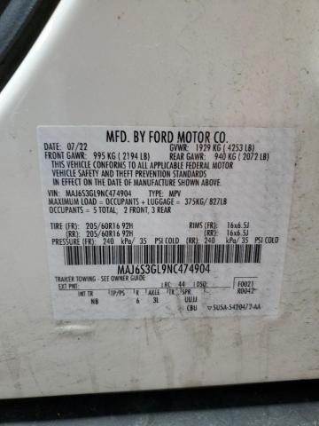 2022 FORD ECOSPORT S - MAJ6S3GL9NC474904