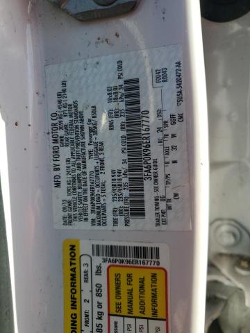 2014 FORD FUSION TIT #3304450584