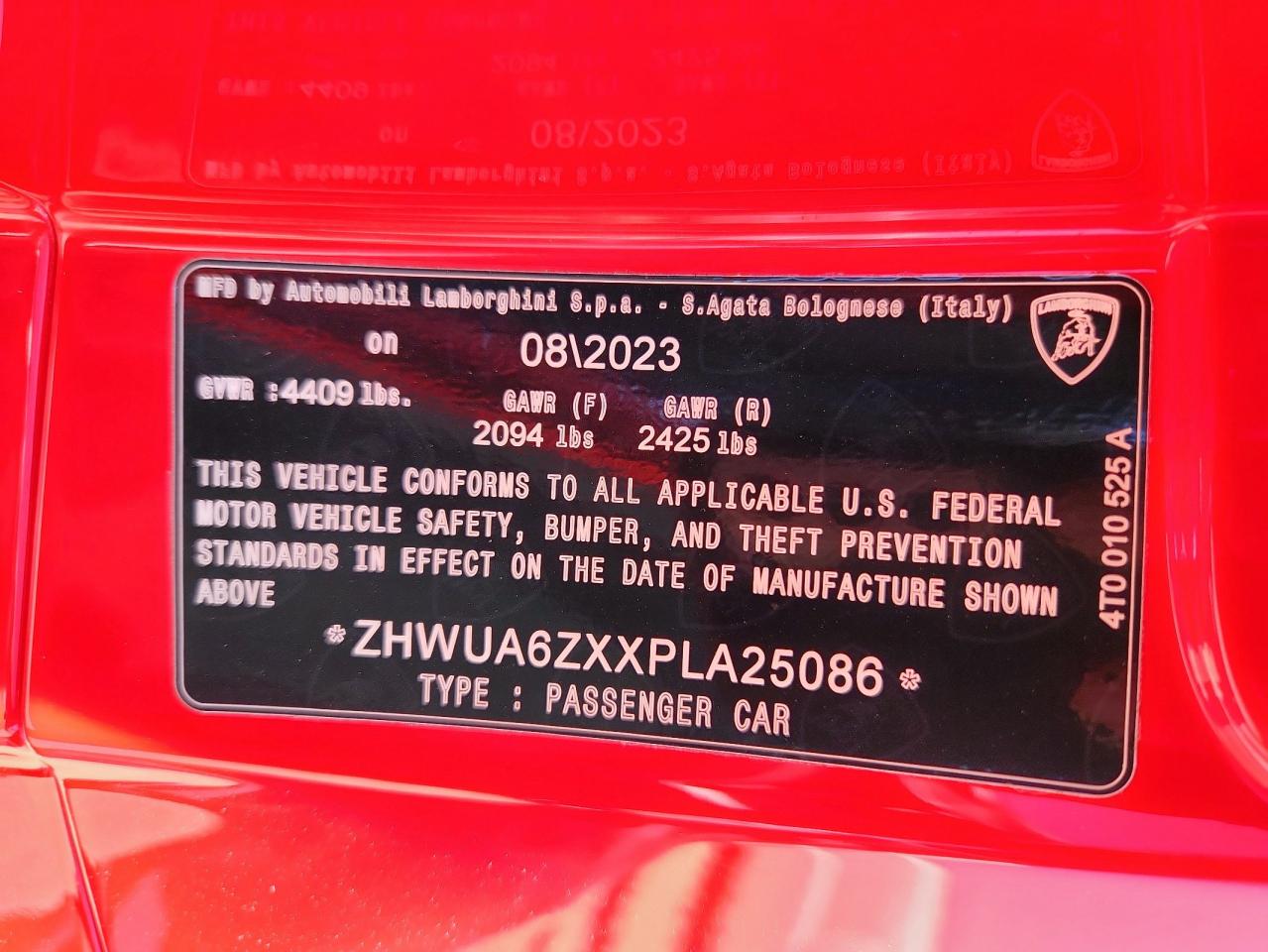 LAMBORGHINI HURACAN STO