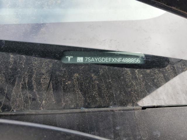 2022 TESLA MODEL Y 7SAYGDEFXNF488856