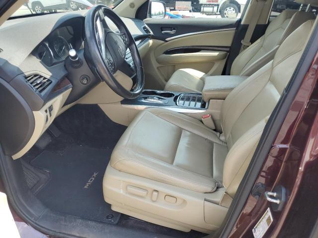 2017 ACURA MDX TECHNO 5FRYD4H54HB030256
