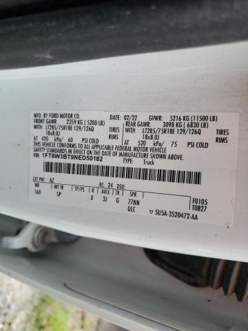 2022 FORD F350 SUPER 1FT8W3BT9NED50182