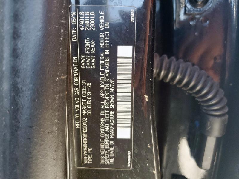 2015 VOLVO V60 PREMIE YV140MEKXF1220102