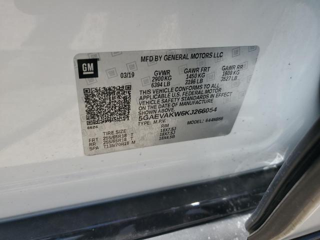 2019 BUICK ENCLAVE ES 5GAEVAKW6KJ266054