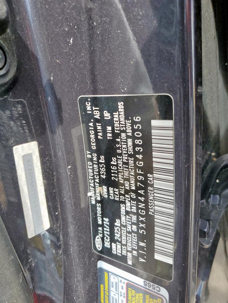2015 KIA OPTIMA EX 5XXGN4A79FG438056