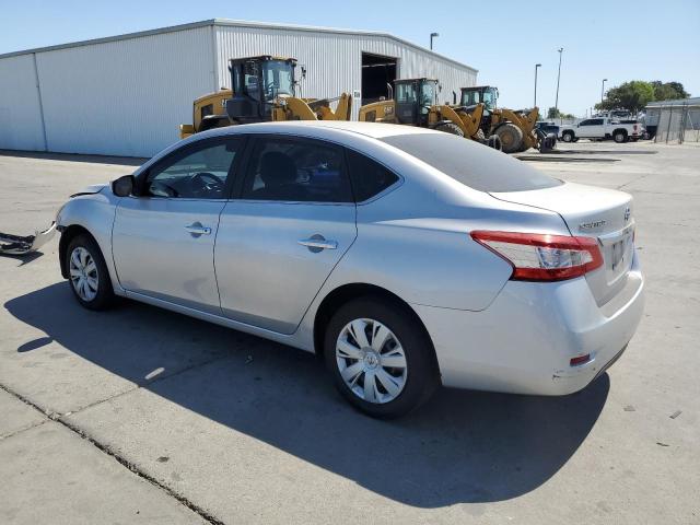 NISSAN SENTRA S 2015 silver sedan 4d gas 3N1AB7APXFY246686 photo #3