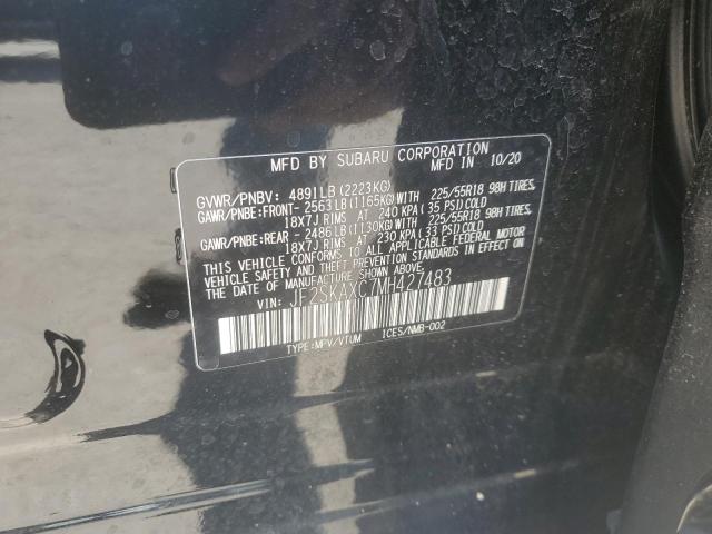 2021 SUBARU FORESTER T JF2SKAXC7MH427483