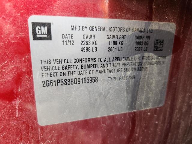 2013 CADILLAC XTS LUXURY - 2G61P5S38D9165958