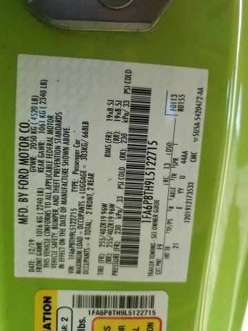 2020 FORD MUSTANG 1FA6P8TH9L5122715