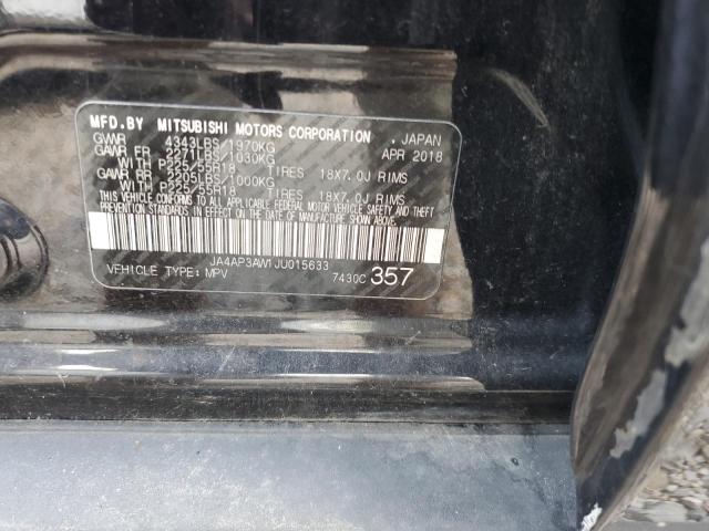 2018 MITSUBISHI OUTLANDER JA4AP3AW1JU015633