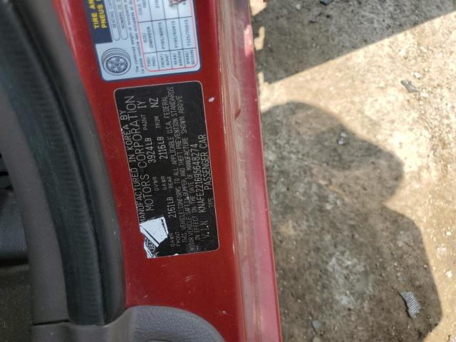 2009 KIA SPECTRA EX #3293463405