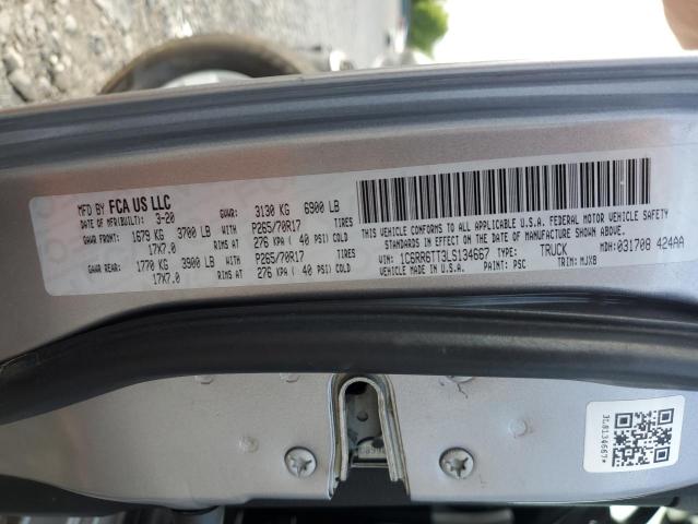 2020 RAM 1500 CLASS 1C6RR6TT3LS134667
