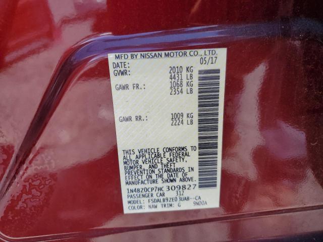 2017 NISSAN LEAF S - 1N4BZ0CP7HC309827