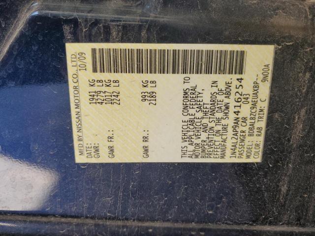 2010 NISSAN ALTIMA BAS - 1N4AL2AP9AN416254