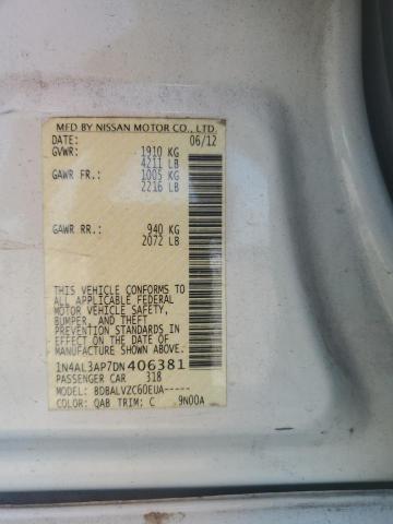 2013 NISSAN ALTIMA 2.5 - 1N4AL3AP7DN406381