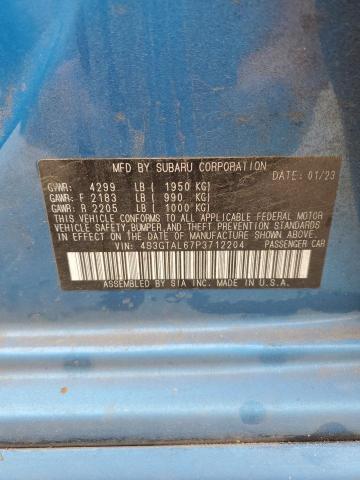 2023 SUBARU IMPREZA SPORT 4S3GTAL67P3712204