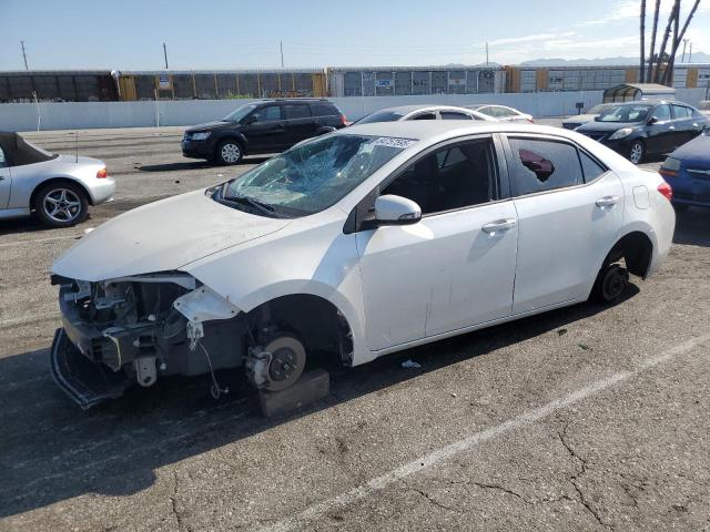 TOYOTA COROLLA L 2019 white  gas 5YFBURHE0KP888615 photo #1