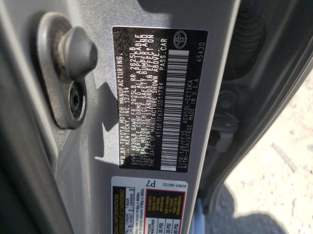 2015 TOYOTA CAMRY LE - 4T1BF1FKXFU011784