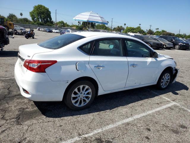 NISSAN SENTRA S 2019 white  gas 3N1AB7AP6KY292901 photo #4