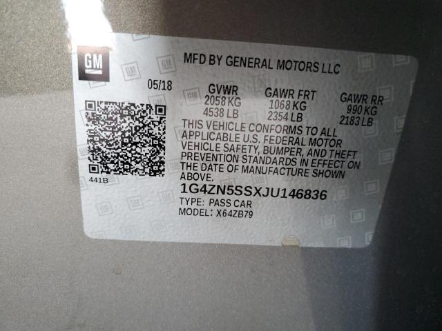 2018 BUICK LACROSSE P 1G4ZN5SSXJU146836