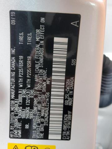 2020 LEXUS RX 350 BAS 2T2AZMDA0LC214156
