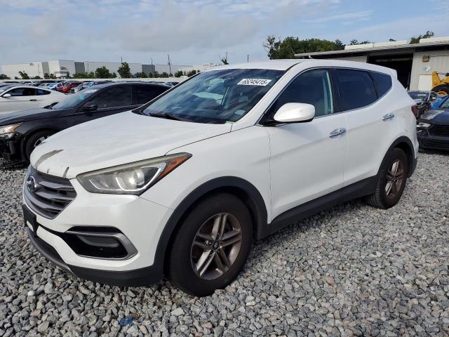 HYUNDAI SANTA FE S 2017 white  gas 5XYZT3LB7HG418249 photo #1
