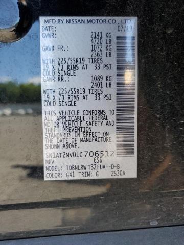 2020 NISSAN ROGUE 5N1AT2MV0LC706512