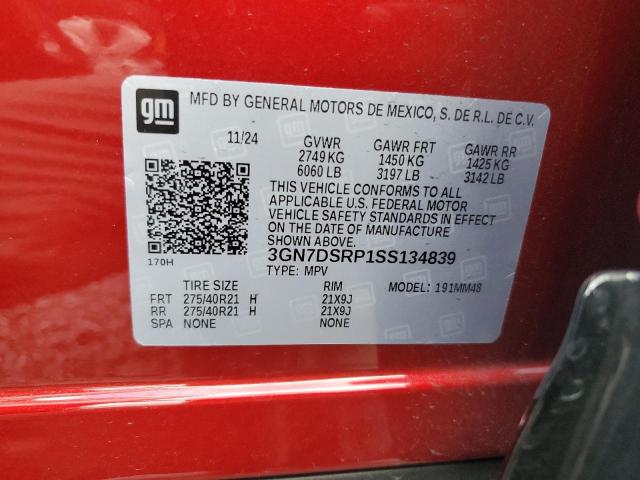2025 CHEVROLET EQUINOX RS 3GN7DSRP1SS134839