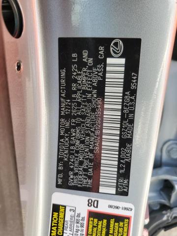 2025 LEXUS ES 350 BAS 58ADZ1B12SU195490