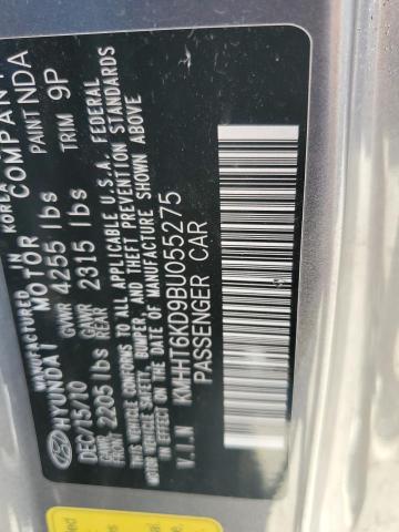 2011 HYUNDAI GENESIS CO - KMHHT6KD9BU055275