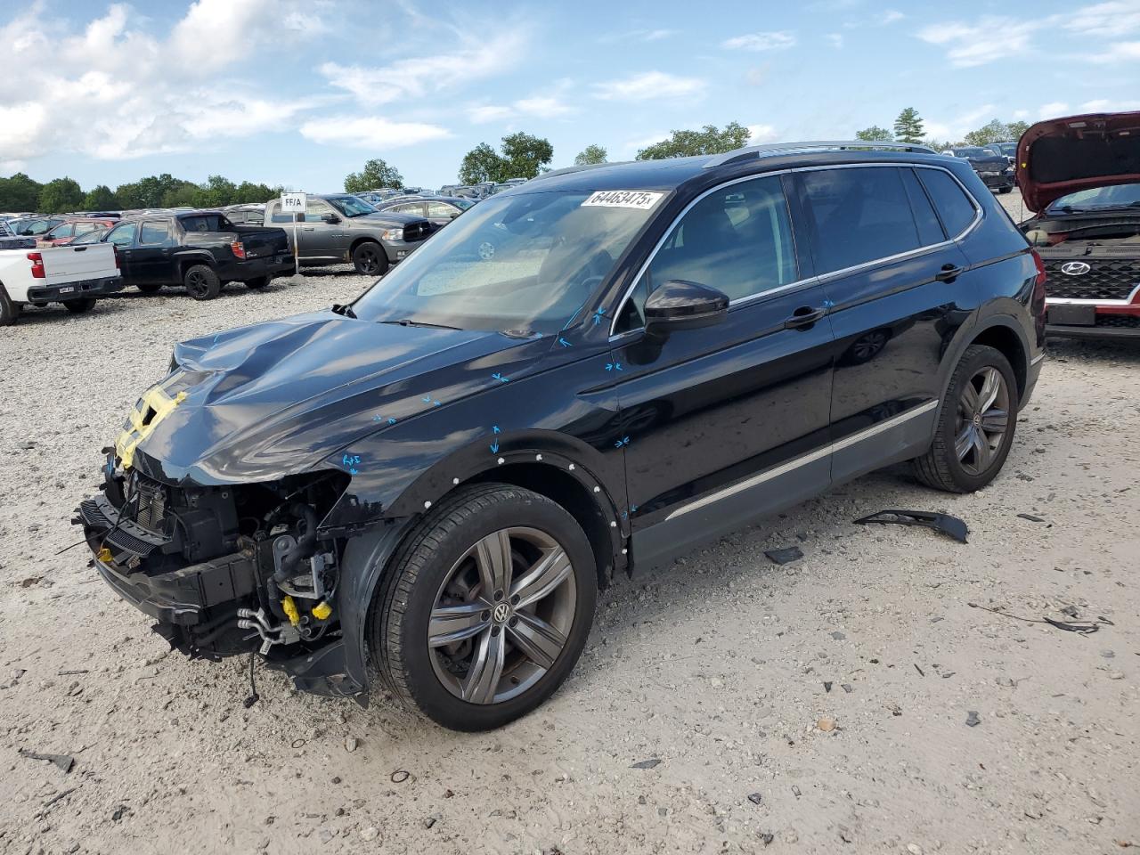 Lot #3279582314 2020 VOLKSWAGEN TIGUAN SE