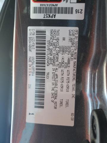 2020 TOYOTA TUNDRA DOU 5TFUY5F17LX924454