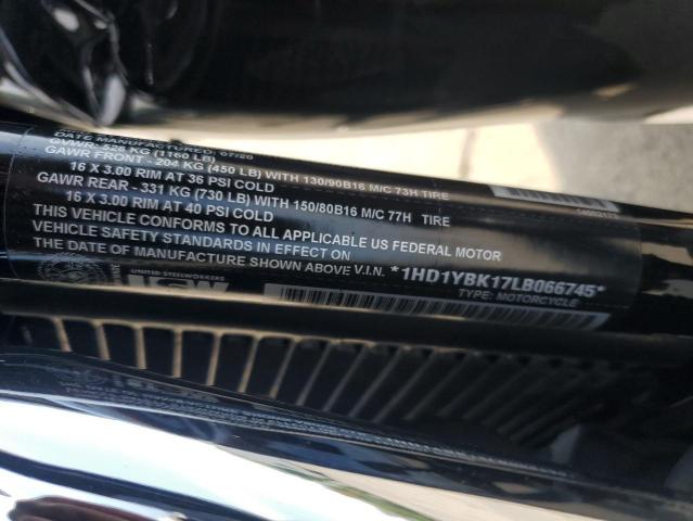 2020 HARLEY-DAVIDSON FLHCS 1HD1YBK17LB066745