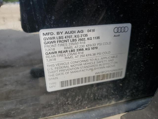 2016 AUDI Q3 PREMIUM PLUS WA1BFCFS7GR022935