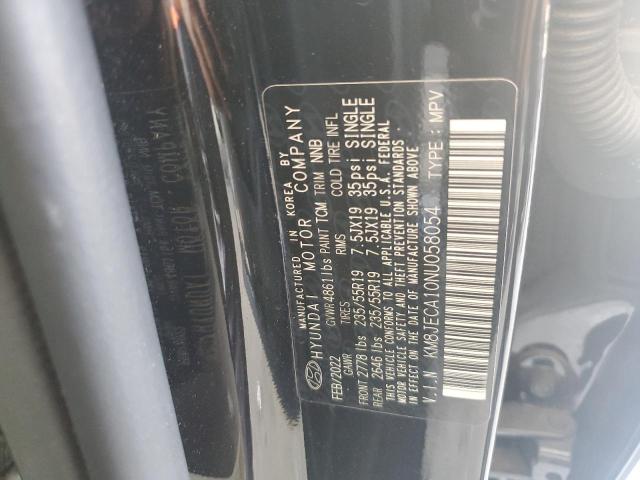 2022 HYUNDAI TUCSON LIM KM8JECA10NU058054