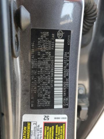 2022 TOYOTA CAMRY SE - 4T1G11AK8NU040615