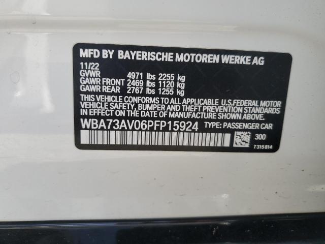 2023 BMW 430XI GRAN WBA73AV06PFP15924