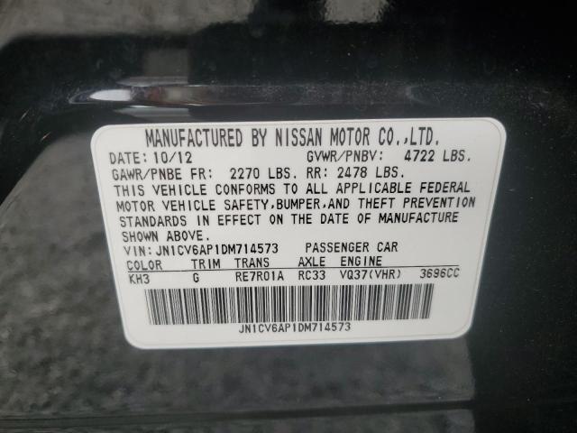 2013 INFINITI G37 BASE - JN1CV6AP1DM714573