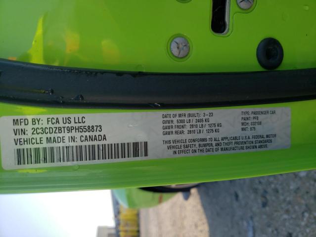 2023 DODGE CHALLENGER 2C3CDZBT9PH558873