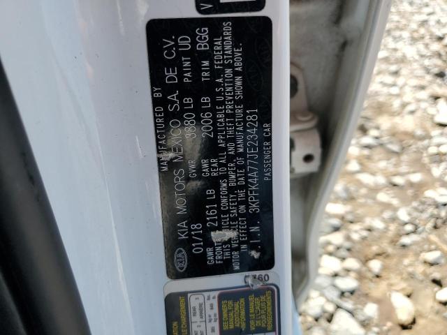 2018 KIA FORTE LX 3KPFK4A77JE234281